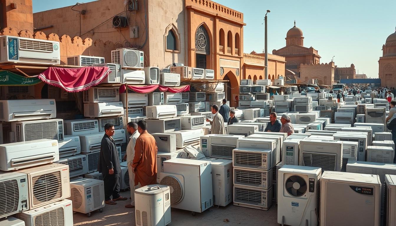 يشترون مكيفات مستعملة بالرياض