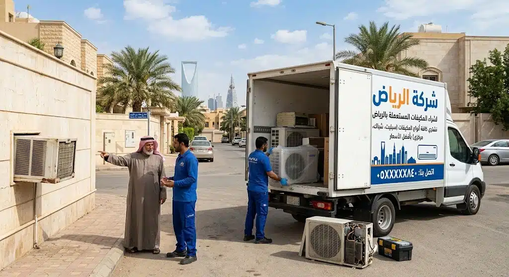 نشتري مكيفات مستعملة بالرياض — تقييم الوحدات العاملة والمتوقفة