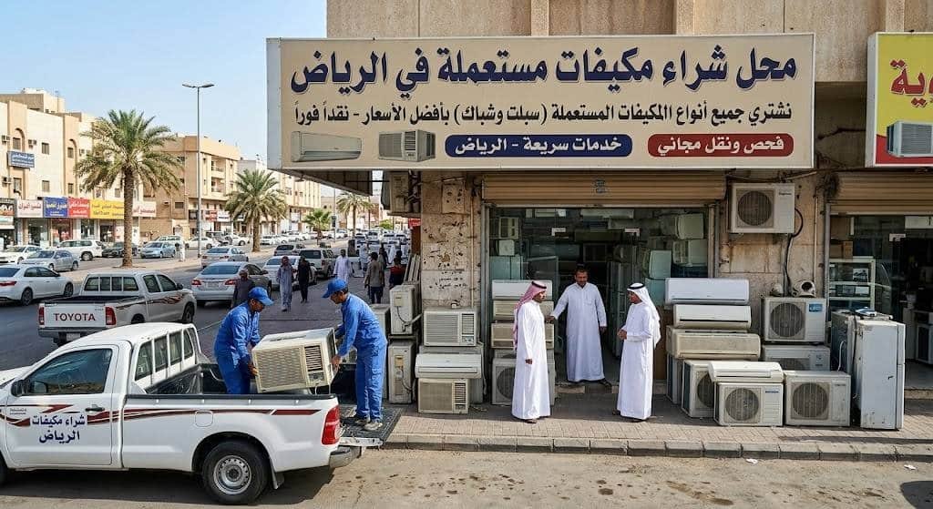 محل شراء مكيفات مستعمله فى الرياض